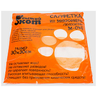 Салфетка М-04S микрофибра 30*30см