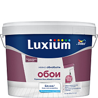 Краска Luxium by Dulux Easy Легко обновить обои матовая база BW Luxium 50035259