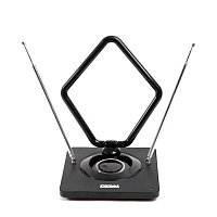 Антенна комнатная DVB-T и ДМВ+МВ активная с рег. сигнал SAI 975 усы 1м, кабель 3м