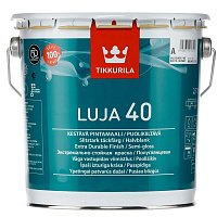 Краска для стен и потолков Luja 40 полуглянцевая белая база A Tikkurila (2.7л)