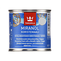 Декоративная краска Tikkurila Miranol серебро 0.1 л