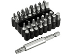 Набор бит Cr-V "MASTER"с магнитным адаптером ударопрочный держатель 33 предмета