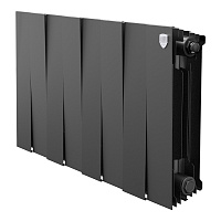 Радиатор биметаллический PianoForte 300мм 8 секций Noir Sable Royal Thermo RTPNS30008
