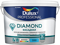 Краска фасадная Dulux Trade Гладкая Белая матовая - 10 л