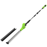 Кусторез аккумуляторный штанговый G24PH511 24В без АКБ и з/у Greenworks 2301907 