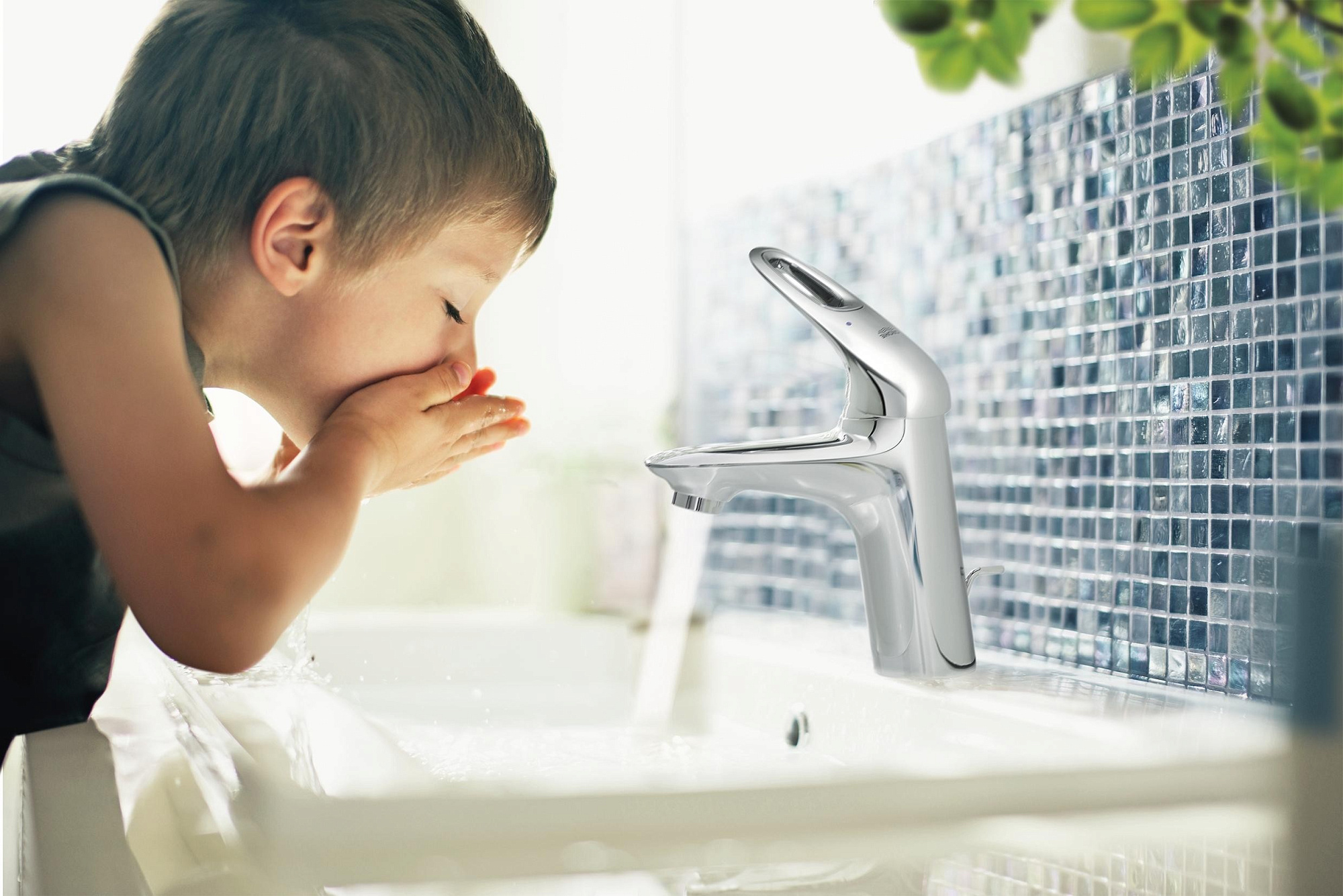 Смеситель Eurostyle для раковины цвет хром GROHE 23564003 купить 7