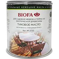 Масло тиковое Biofa 3752-46 (2.5л)