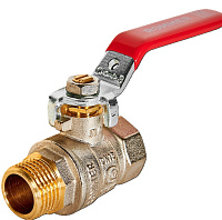 Кран шаровой 1/2 в/н ручка рычаг Rommer RBV-0002-2210315
