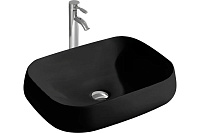 Раковина для установки на столешницу 560*420*140 матовый черный Aquatek AQ5526-MB