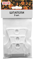 Набор шпателей DECOR 40мм,60мм,80мм 308-0009