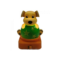 Ночник BABYLIGHT GY-8301с подсветкой собачка желтый