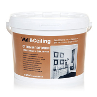 Декарт Wall Ceiling краска для стен и потолков 9 кг