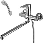 Смеситель Lemark Plus Grace LM1551C для ванны с длинным изливом хром