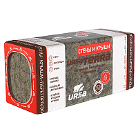 Утеплитель URSA TERRA 36 PN Стены и Крыши 10 штук 7.62м2/0.381м3 1250*610*50мм