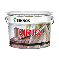 Краска TEKNOS Kirjo для листовой кровли Белая 9 л