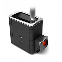 Печь банная ТУНГУСКА XXL 2013 Inox ДНС ТО антрацит, с теплообменником, 12-24м3 TMF 31704