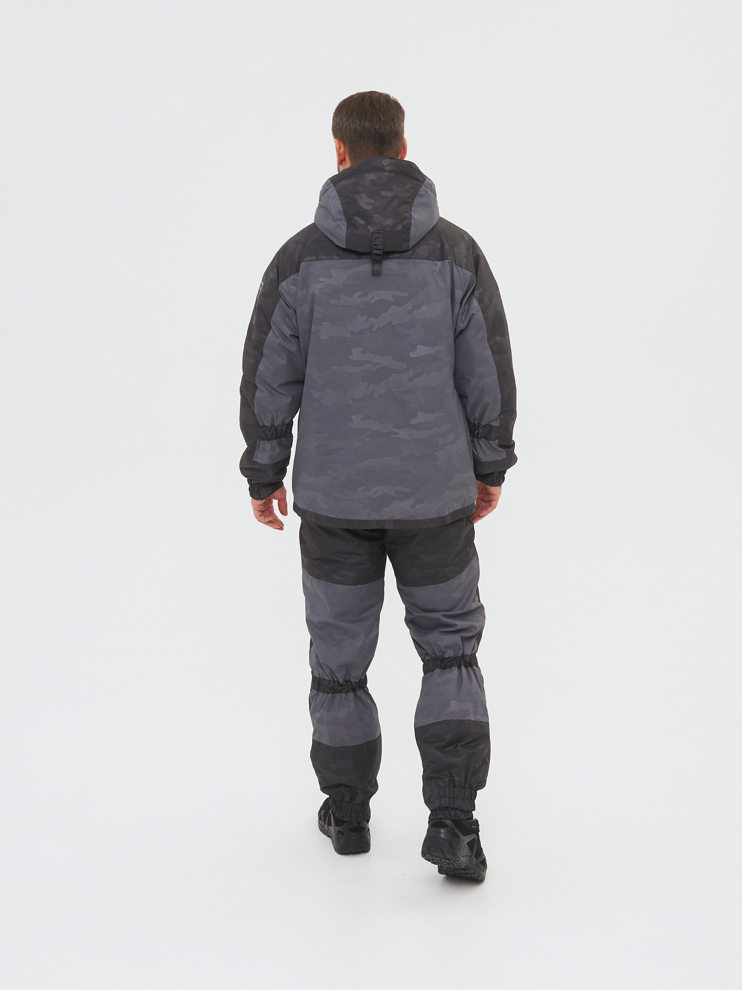 Костюм демисезонный Горка-Люкс ткань Breathable Camo, цвет Серый р.52/54-182/188см HUNTSMAN доставка Нижний Новгород 4 Костюм демисезонный Горка-Люкс ткань Breathable Camo, цвет Серый р.52/54-182/188см HUNTSMAN купить 4