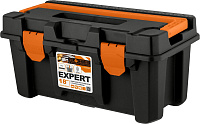 Ящик для инструментов Expert 18" с ручкой замком черный оранжевый BLOCKER BR393610028
