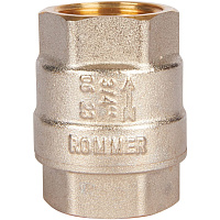 Клапан обратный 3/4 пружинный муфтовый с металлическим седлом Rommer RVC-0001-000020