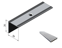 Торцевая планка Кварц 30*30*3000