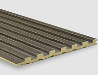 Панель бамбуковая Line borneo brown 1шт-0.392 м2 2800*140*8мм  Bonaparte