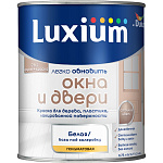 Краска Luxium by Dulux Окна и Двери полуматовая база BW Luxium 50034546