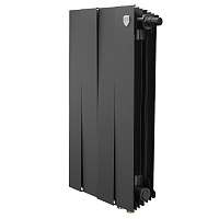 Радиатор биметаллический PianoForte 500 VDR80 4 секции Royal Thermo RTPNNSVDR8050004 Noir Sable