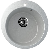 Мойка для кухни Ulgran U-405-310 круглая 49.5*49.5см серый
