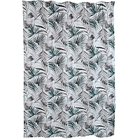 Штора готовая VERRAN Palm на шторной ленте серая 140*260см 315-20
