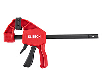 Струбцина  быстрозажимная Elitech 300*65мм усилие-800Н (80кг) (514102)