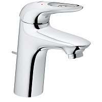 Смеситель EUROSTYLE 2015 для умывальника 1-рычажный S-Size цвет хром, GROHE 33558003