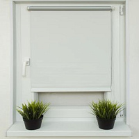 Миништора рулонная BLACKOUT SILVER 80*150 белый
