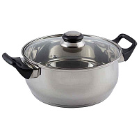 Кастрюля с крышкой BAK-04 нержавеющая сталь, 3,9л 004283