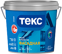 Краска акриловая фасадная ТЕКС Профи База D матовая - 4.5 л