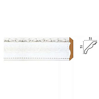Лепнина Decor Dizayn Карниз малый 35*35*2400мм  (155S-115G)