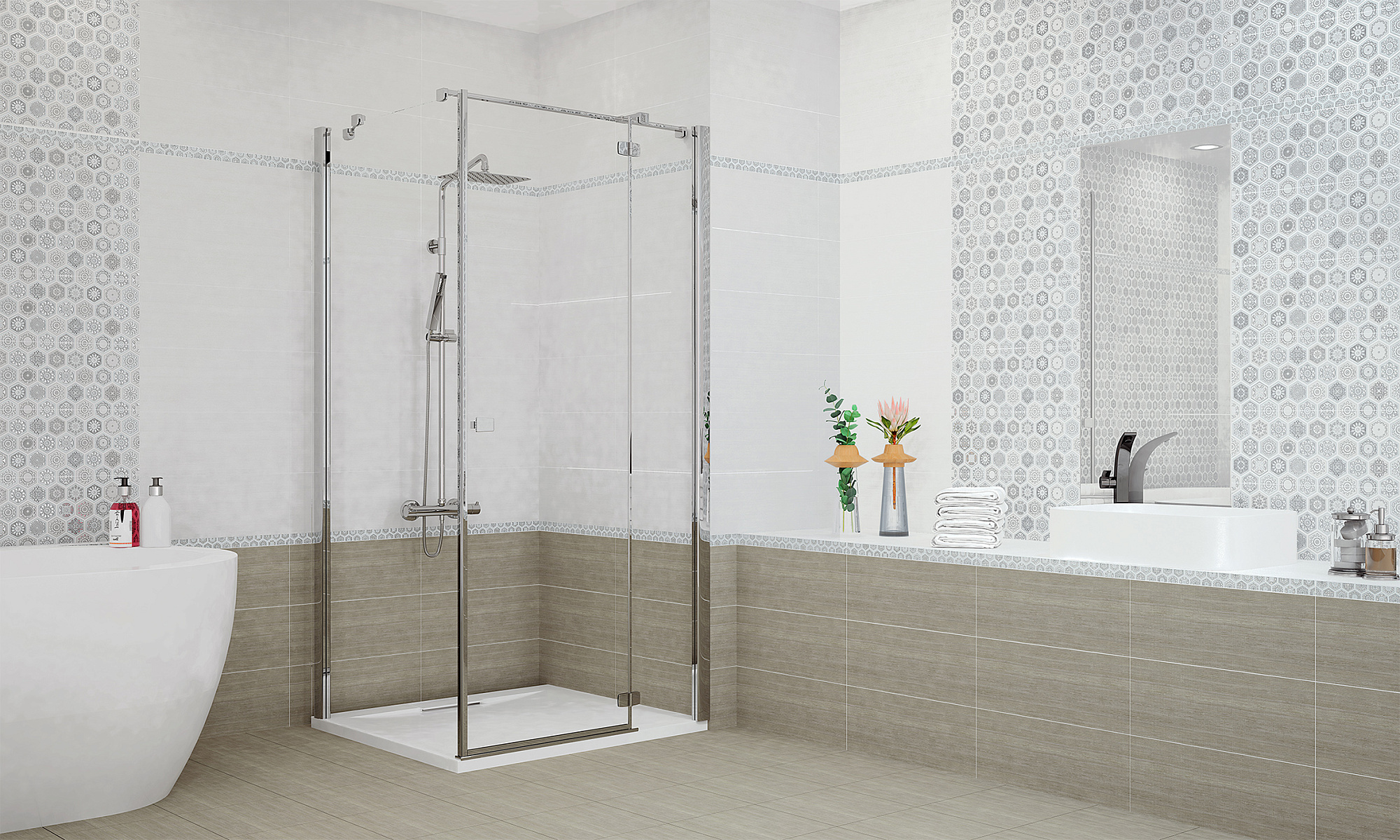 Вставка Riviera Favo 20.1*50.5 см, AZORI 586382002 доставка Нижний Новгород 2 Вставка Riviera Favo 20.1*50.5 см, AZORI 586382002 купить 2
