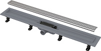 Лоток душевой 550 мм с порогами для перфорированной решетки Alcaplast APZ9-550M