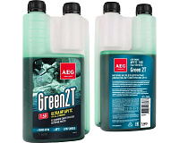 Масло синтетическое GREEN HP 2T Motor Oil API TC 1л AEG 33696