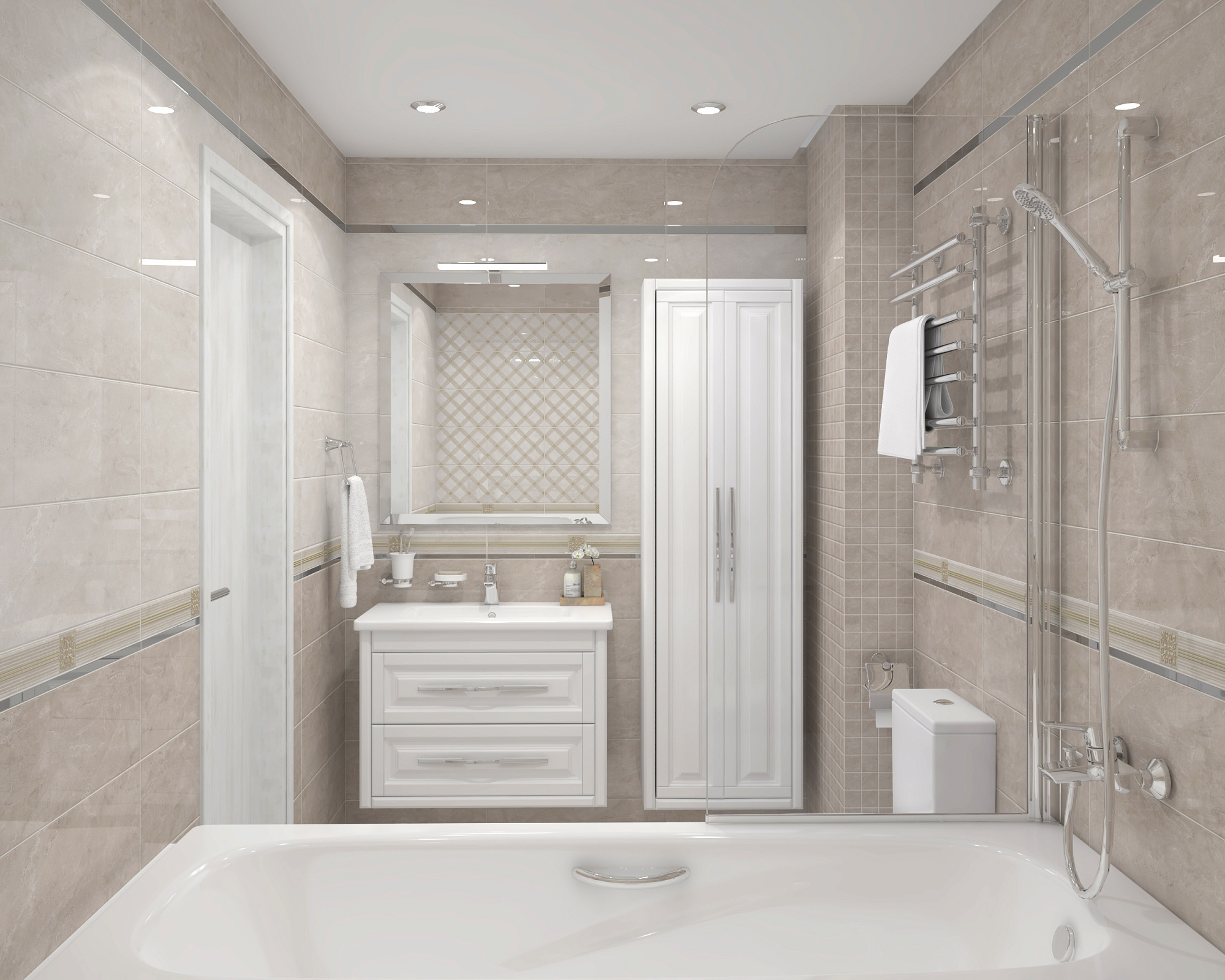 Бордюр Royal кофейный светлый 6.3*60см Laparet купить 2