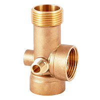 Переходник латунный с 5 подключениями 1"M*1"F*1/4"M* 1/4"F*1"F, Jemix TBC3-5 WAYS