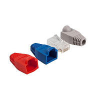 Коннектор RJ-45 (8P8C) +колпачки 6шт блистер