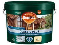 Пропитка-антисептик Omnitex by Pinotex Classic Plus 3в1 база CLR 50035616 (9л)