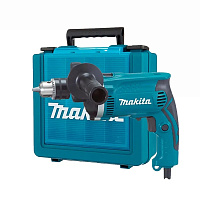 Дрель Makita HP1630K  ударная кейс 710Вт ЗВП 13мм рег об рев