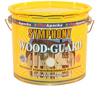 Антисептик кроющий водоразбавляемый Symphony Wood Guard бесцветная база VC 2.7л Symphony