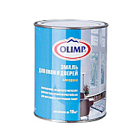Эмаль алкидная для окон и дверей OLIMP Белая полуматовая