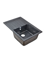 Мойка врезная PRO BOXY SA-B760L чаша крыло сифон 760*500мм графит-309 SANTREK AQUA 313787