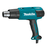 Фен строительный Makita HG6530VK + 4 насадки кейс 2000Вт 50/650град 280/550л/мин Фен строительный Makita HG6530VK + 4 насадки кейс 2000Вт 50/650град 280/550л/мин