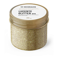 Декоративная добавка для финишных покрытий Decorazza Lucente Glitter oro 0.03 кг