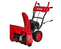 Снегоуборщик бензиновый ELITECH СМ 0761С ручн.запуск 5,6л.с. 6+2 скор 61/52см, выброс-12м (E1609.025.00)