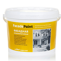 Краска фасадная Декарт FacadePaint белая - 10 кг